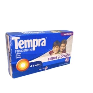 Tempra Infantil (Paracetamol) Tab Mast 80 Mg C/30 Bristol