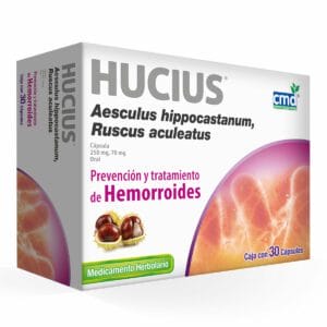 Hucius (Aesculus Hippoc/Ruscus Acul) Cap 250/70 Mg C/30 Cmd