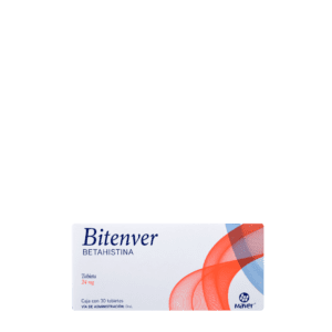 Bitenver (Betahistina) Tab 24 Mg C/ 30 Maver