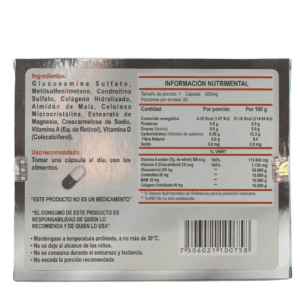 G-Fx Caps (Glucosamina/Msm/Condroitina/Colageno) Cap 500 Mg C/60 Natutech