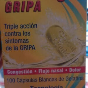 Descongel Gripa Acetaminofén + Loratadina + Fenilefrina Chalver Caja 10 Cápsulas