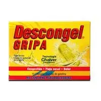 Descongel Gripa Acetaminofén + Loratadina + Fenilefrina Chalver Caja 10 Cápsulas