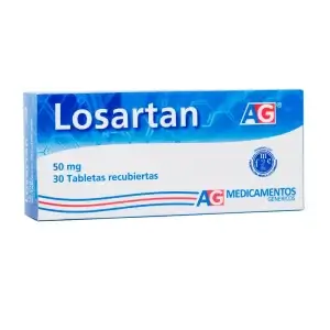 Losartan 50Mg AG 30 Tabletas