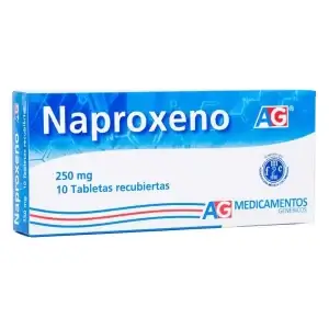 Naproxeno 250mg 10 tabletas