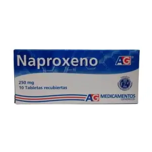Naproxeno 250mg 10 tabletas